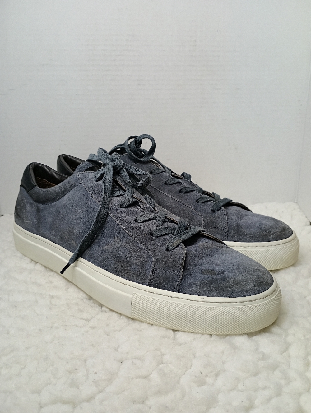 To Boot New York Suede Sneakers Mens 14 Gray Italian Designer Luxury Low Top